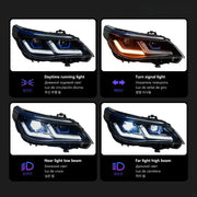 LED Headlight Assembly Set for 2005–2010 BMW 5 Series