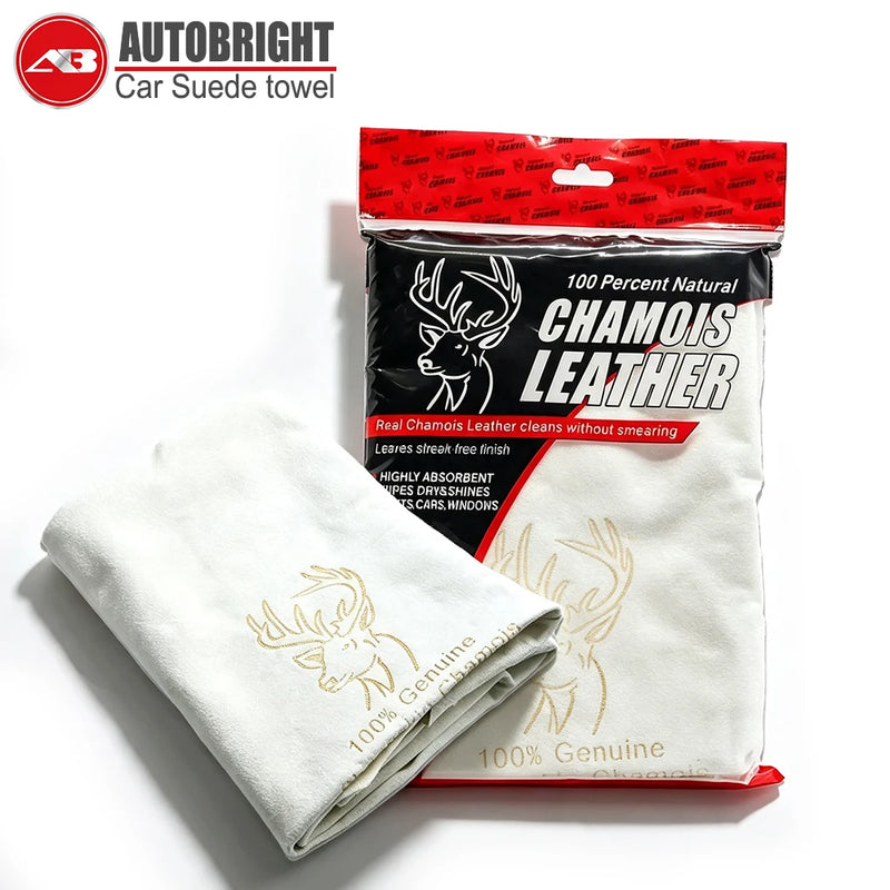 Natural Sheepskin Chamois Car Drying Cloth - Size Options