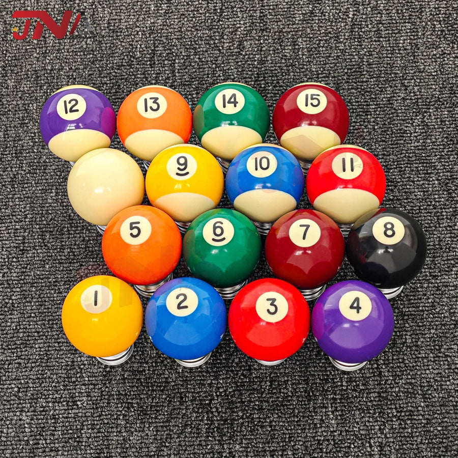 Number 1-15 Billiards Ball Design Shift Knob Universal Modified Sports Gear Stick Shifter Knob