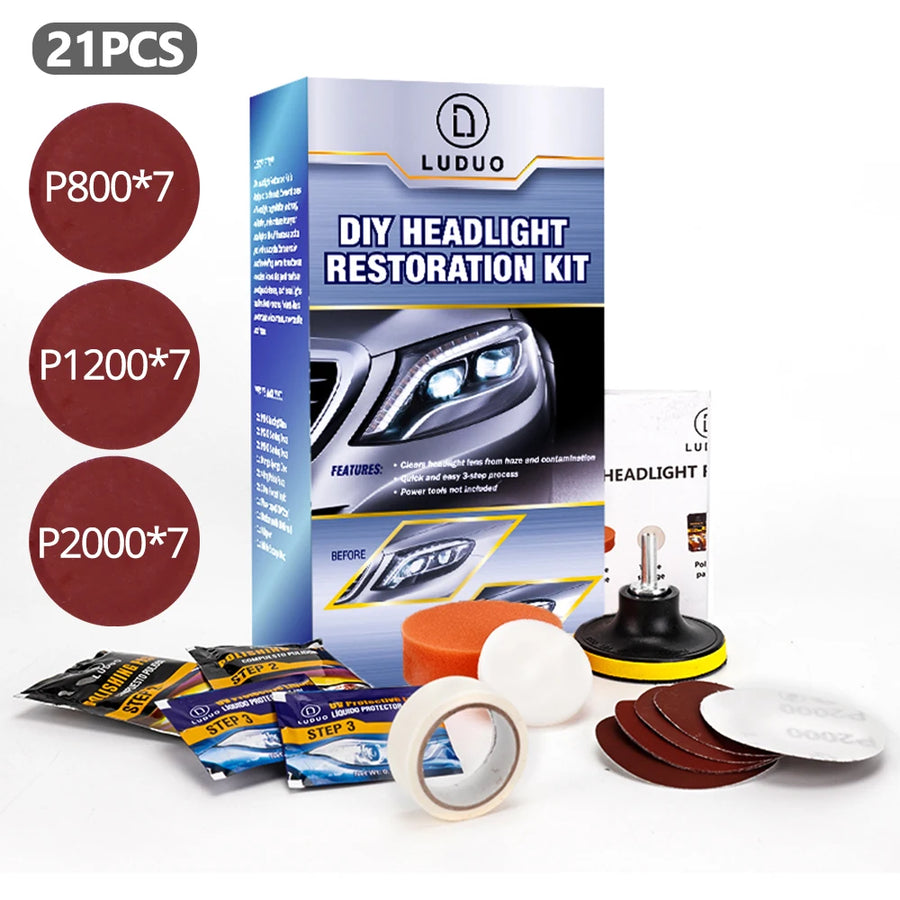 Headlight Lens Restoration Kit