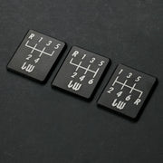 Likewise-Style Manual Shift Pattern Decal & Badge
