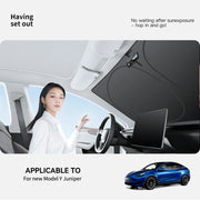Side Window Sunshade for Tesla Model 3/Y Highland and Juniper 2021-2025
