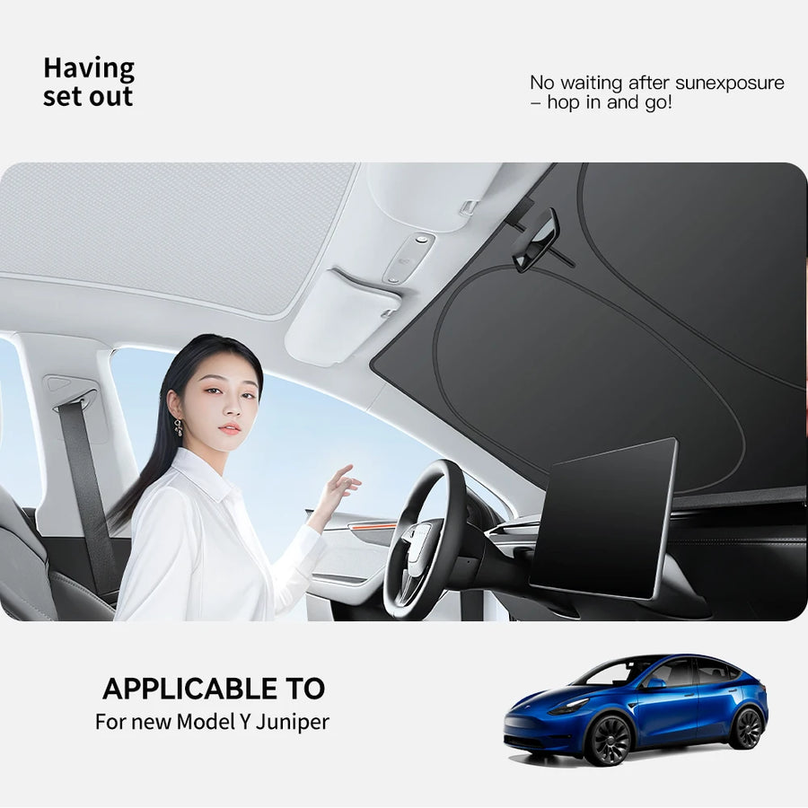 Side Window Sunshade for Tesla Model 3/Y Highland and Juniper 2021-2025