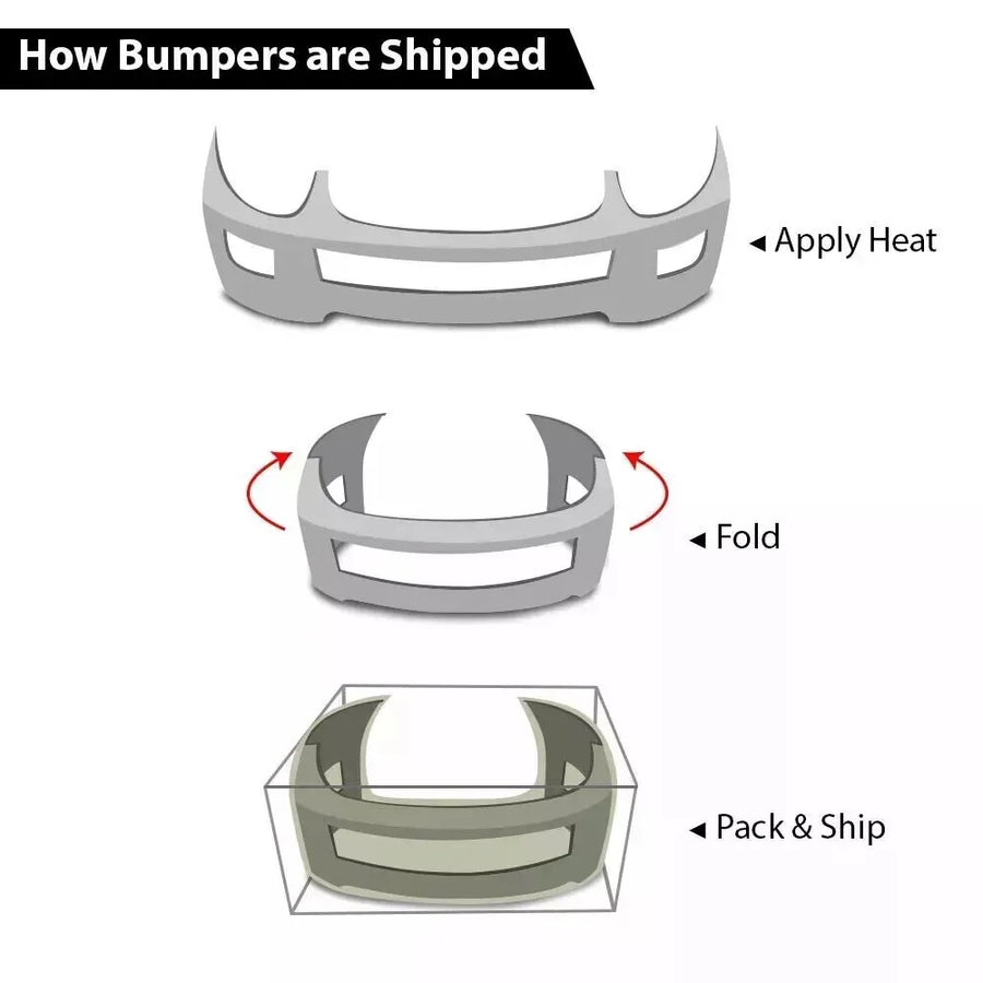 Gloss Black Bumper Cover & Grille Kit for 2011–2013 Toyota Corolla