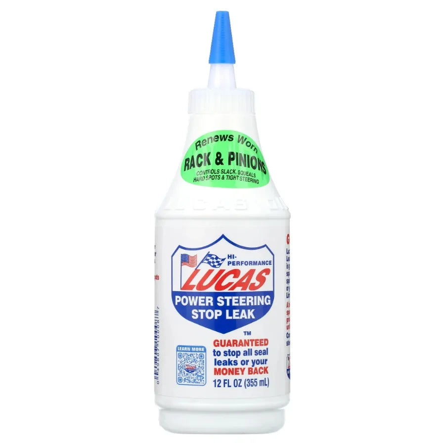 Lucas Oil Power Steering Stop Leak, 12 oz Case of 6