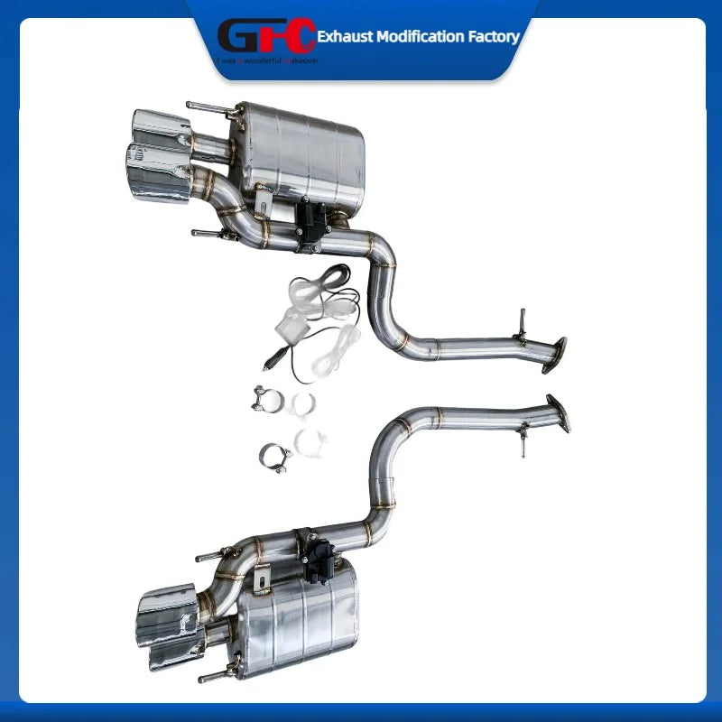 304 Stainless Steel Valved Cat-Back Exhaust System for Lexus RC F 2014-2024