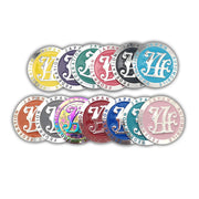 JAF-Style 82 mm Metal Grille Badge - Multiple Colors