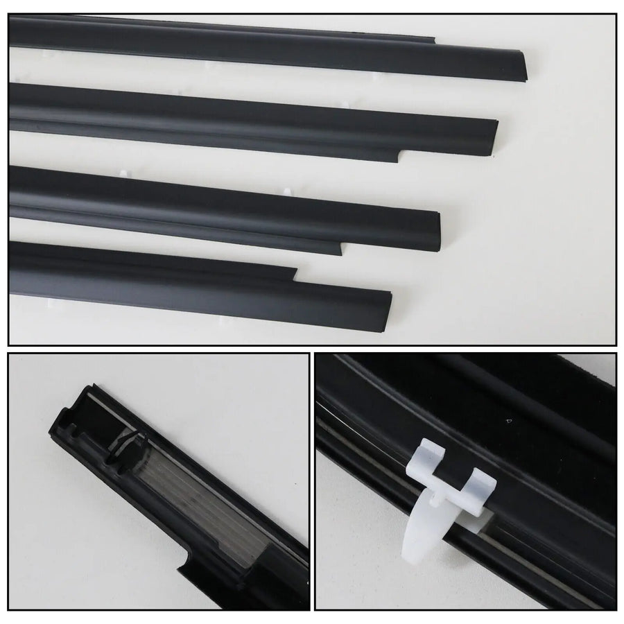 4-Piece Toyota Tundra Double Cab Outer Window Belt Moulding Set – 2000–2006