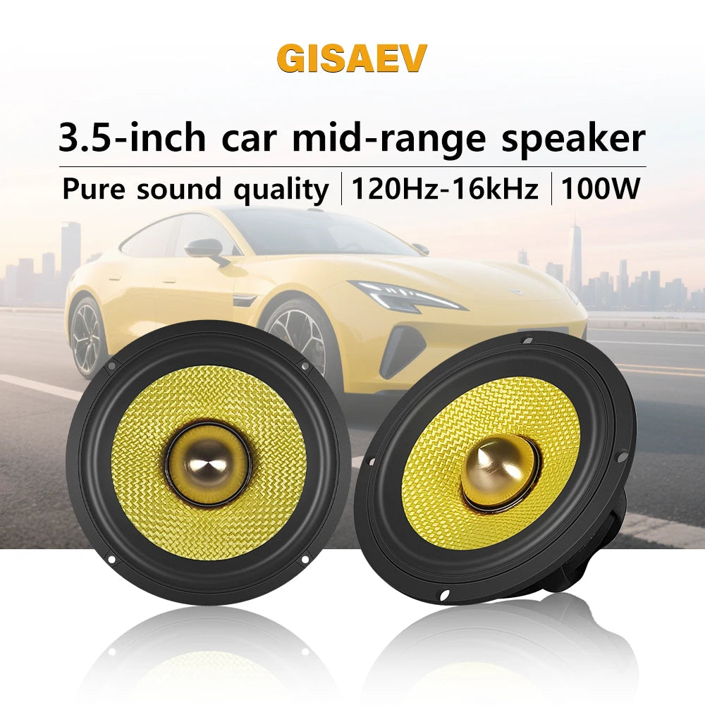 3.5-Inch Bullet-Guide Car Center Midrange Speaker