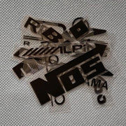 10-Piece JDM Lowrider Vinyl Decal Set