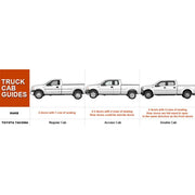 Front & Rear Seat Cover Set for 2016–2023 Toyota Tacoma Double Cab