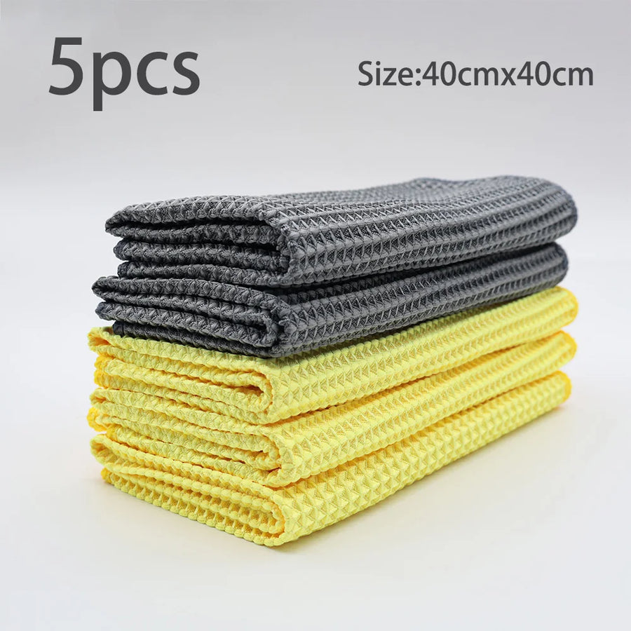Microfiber Glass Cleaning Towels, 40 x 40 cm