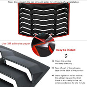 Rear & Side Window Louver Set for 2016–2025 Chevrolet Camaro