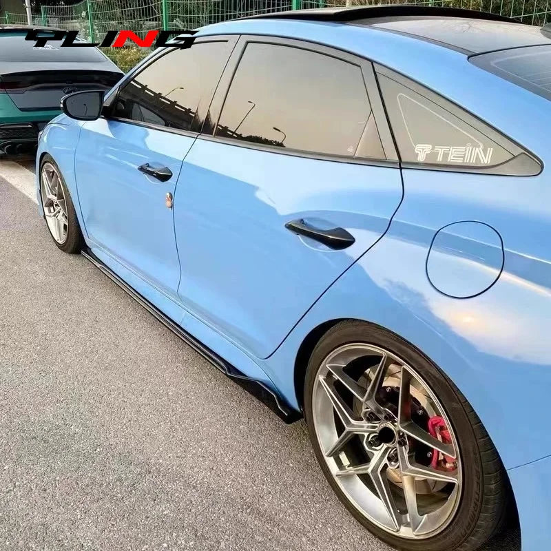 Gloss Black Side Skirt Extension Set for BMW E92