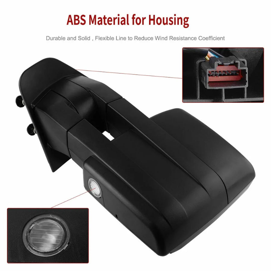 Power-Heated Tow Mirror Pair with Signals for 2007–2014 Ford F-150