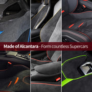 Alcantara-Look Front Reading Light Panel Trim for Tesla Model 3/Y