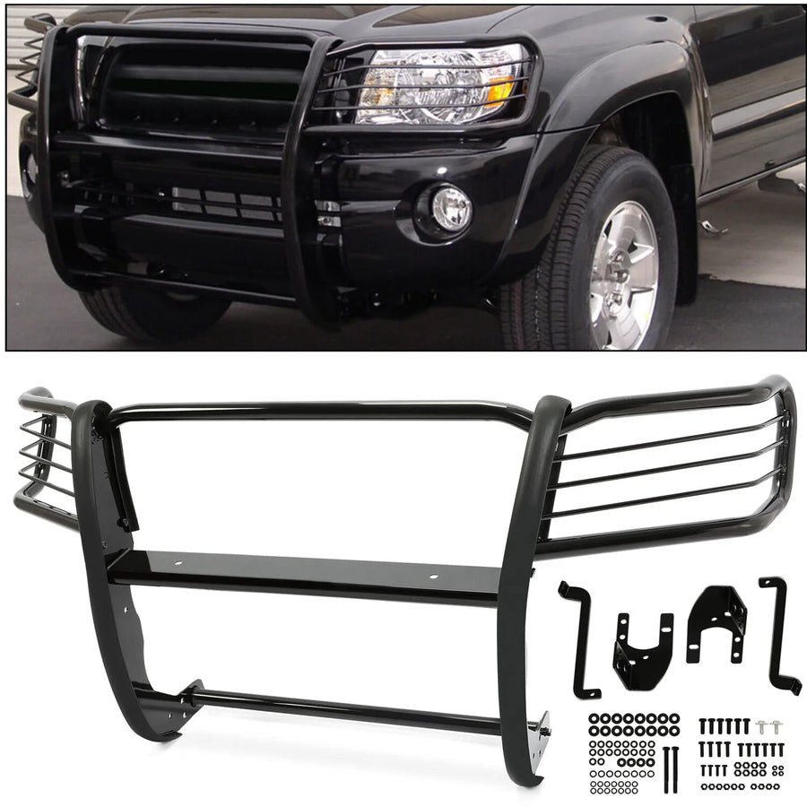 Black Front Grille Guard for Toyota Tacoma 2005-2015