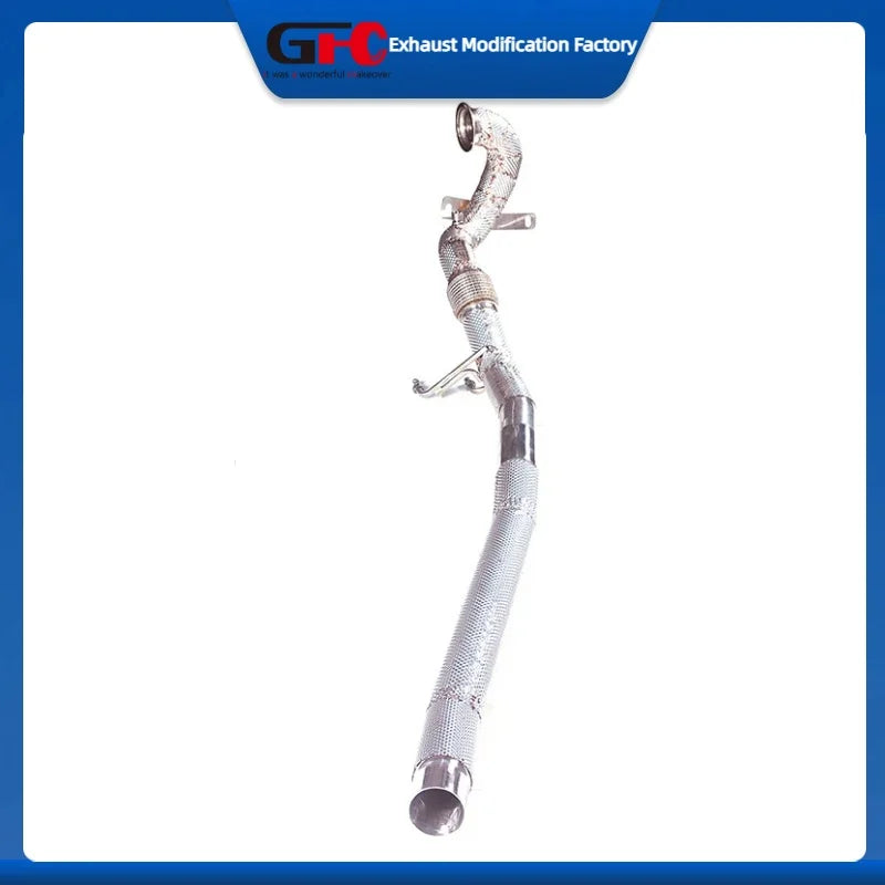 Stainless Steel Catless Downpipe for Audi S3 & Volkswagen Golf R MK7.5 2015-2019