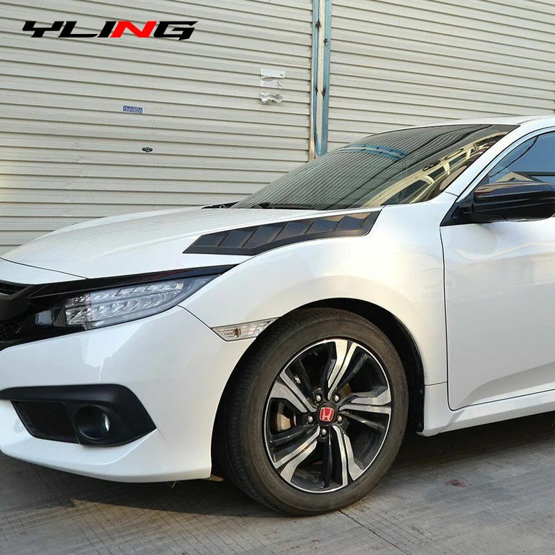 Hood Scoop & Vent Trim for Honda/Audi/Jeep/Mazda/Tesla/Peugeot Civic/Model 3/A3