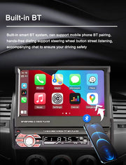 7-Inch 1-DIN Retractable CarPlay and Android Auto Car Stereo