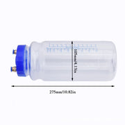 2-Liter Manual Engine Oil Extractor Pump with Storage Bottle