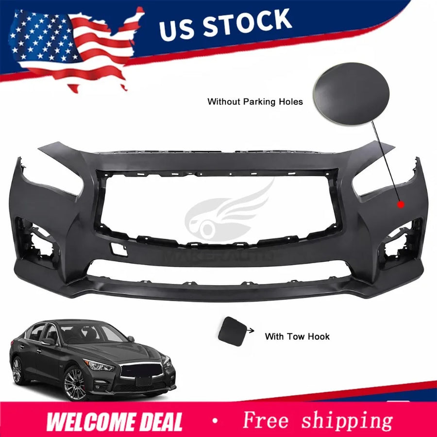 Front Bumper Cover – 2014–2017 Infiniti Q50 Sport, IN1000258