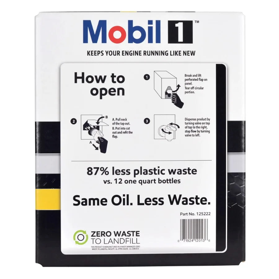 Mobil 1 Advanced Full Synthetic 5W-30 Motor Oil, 12 Quart