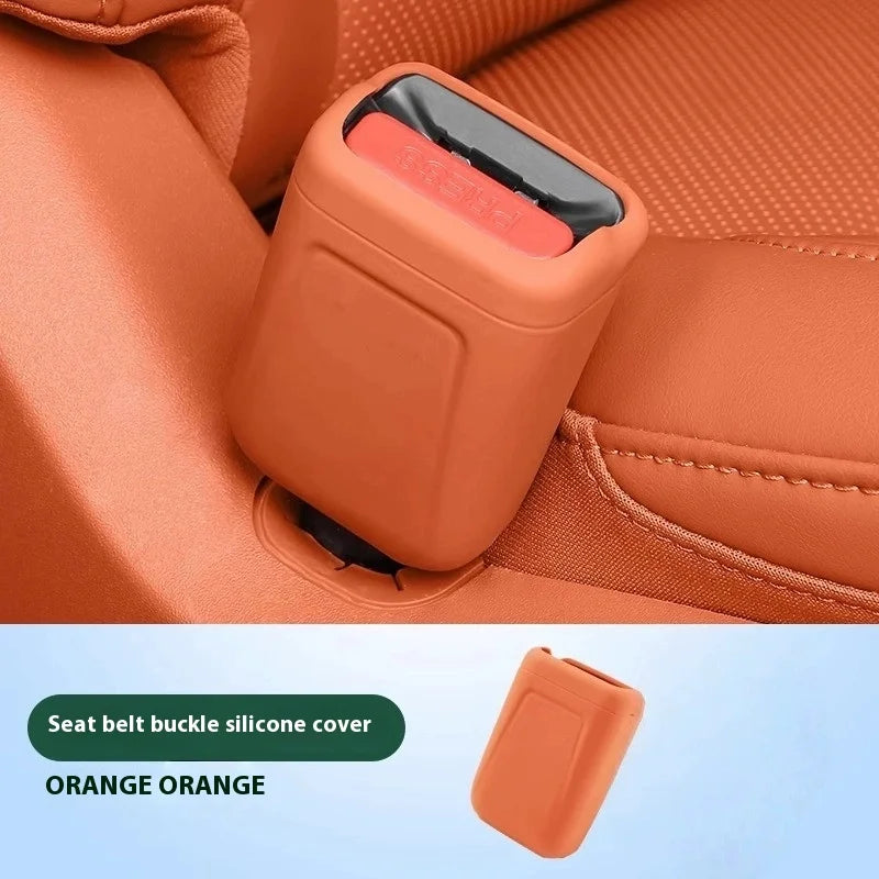 Silicone Seat Belt Buckle Protective Covers – 2-Piece Set