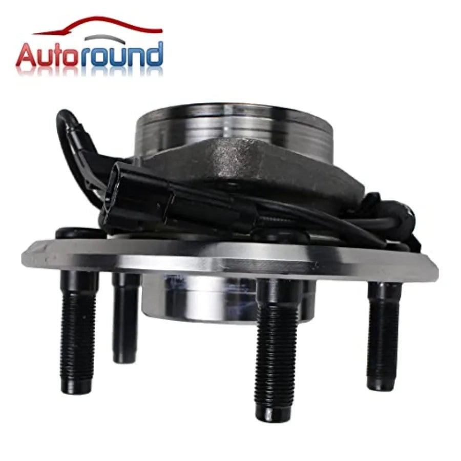 Pair Front Wheel Bearing and Hub Assembly Compatible with 2009-2010 Dodge Ram 1500, 2011 Ram 1500, 5 Lug W/ABS