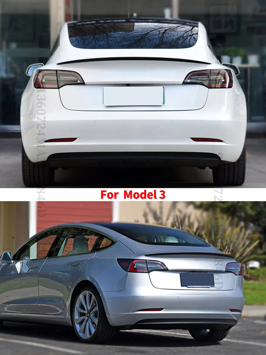 Factory-Style Rear Trunk Spoiler for Tesla Model 3/Y 2016-2023