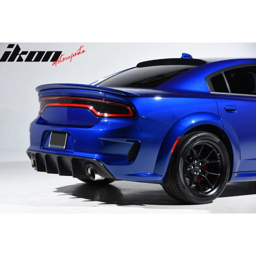 Matte Black Rear Bumper Diffuser for 2020–2023 Dodge Charger