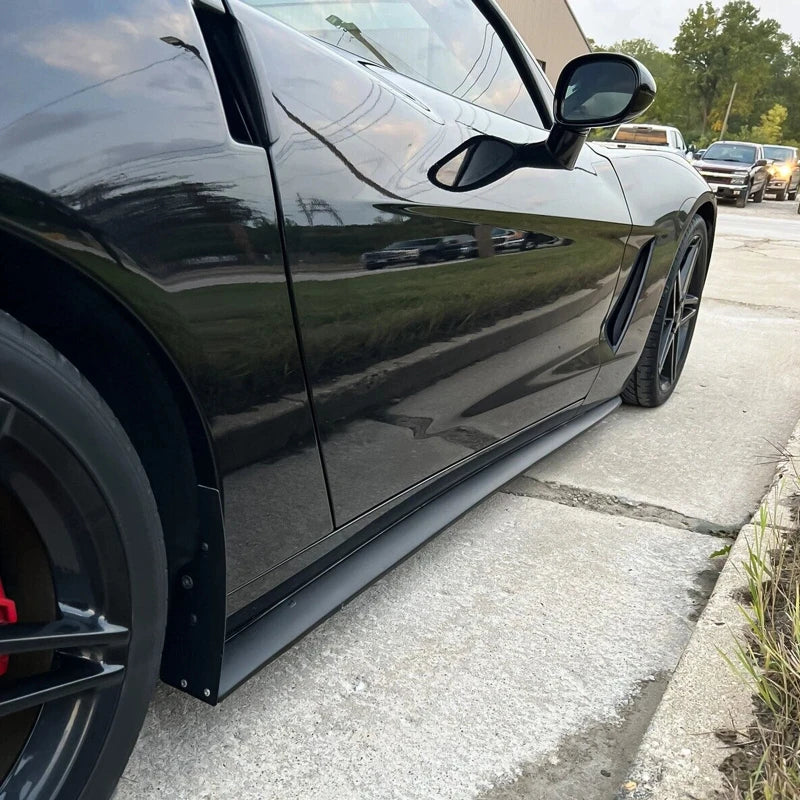 Side Skirt Extension Kit for Chevrolet Corvette C6 Base 2005-2013