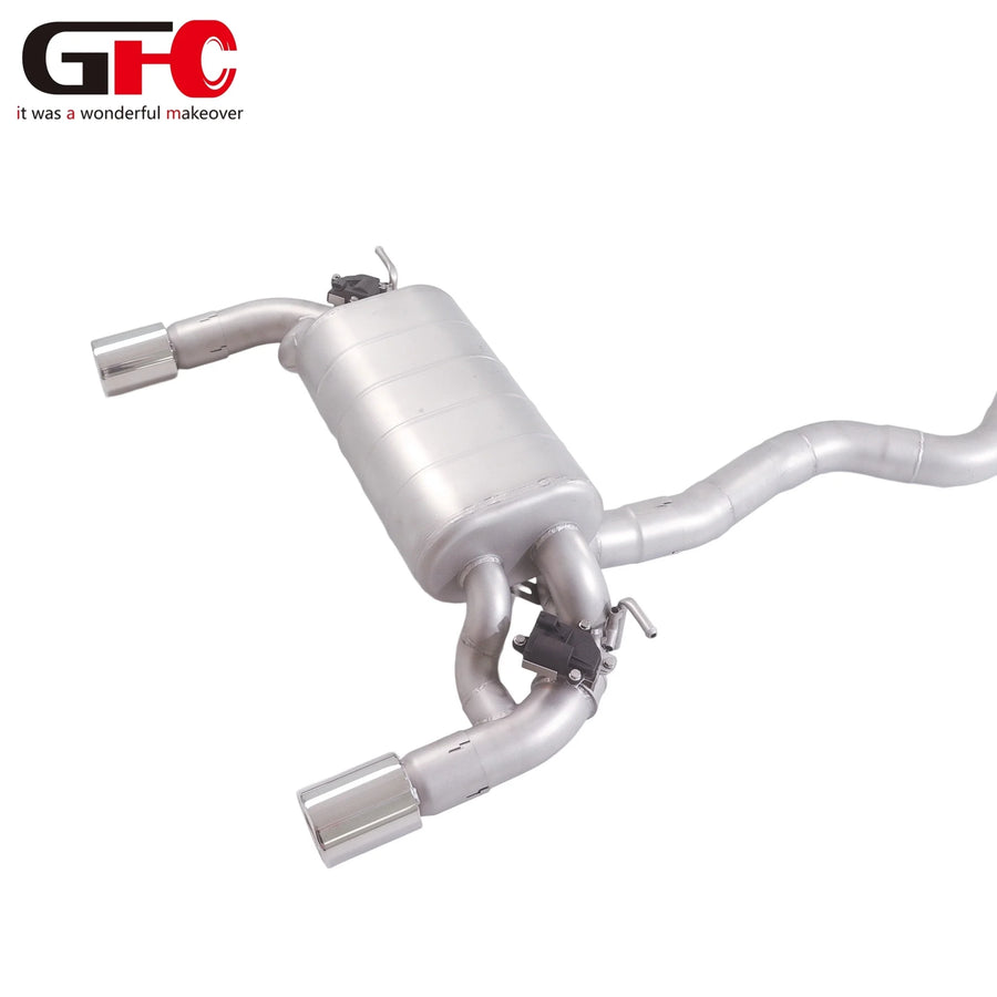 304 Stainless Steel Catback Exhaust System for BMW 3.0T 2013-2018 Valved