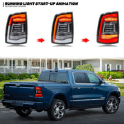 Dodge Ram 4th-Gen Sequential LED Tail Light Pair – Clear Lens