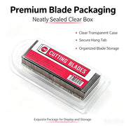 39 mm Replacement Razor Scraper Blades, 100 per Box