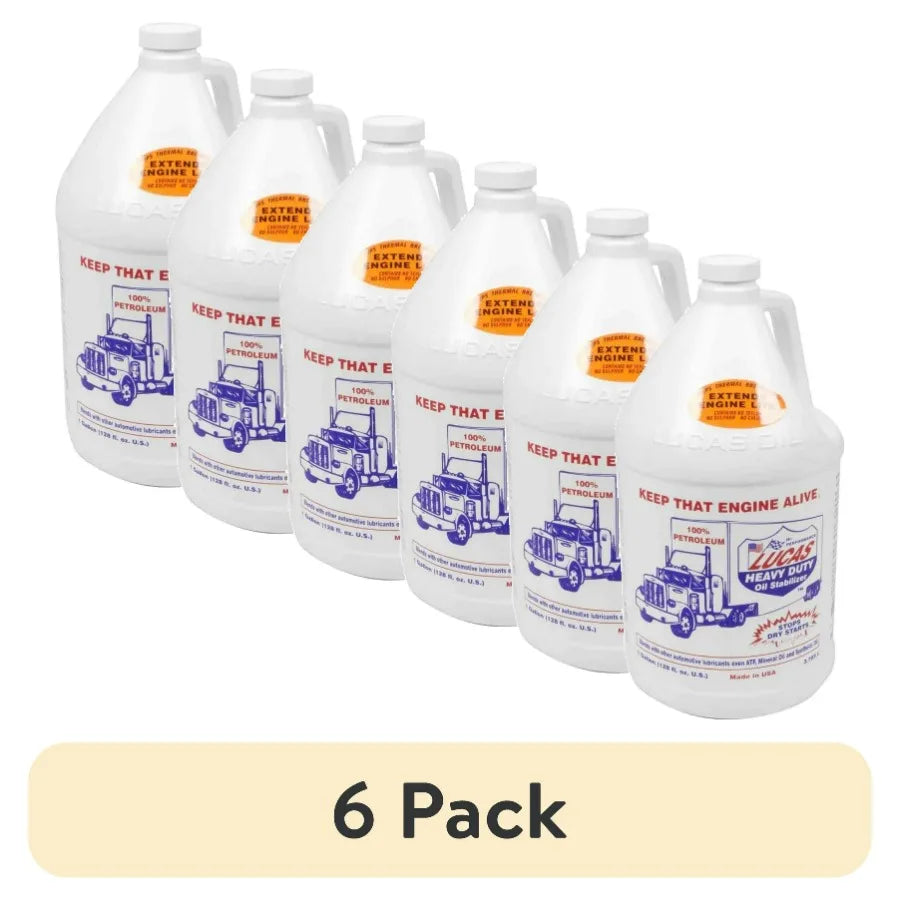 Lucas Oil 10002 Heavy Duty Oil Stabilizer, 1 Gallon – Pack Options