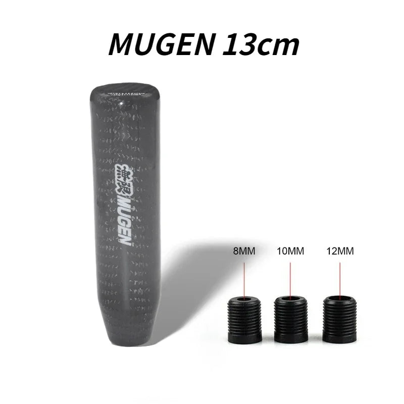 13cm Carbon-Fiber-style 6-Speed Gear Shift Knob for Honda and Acura