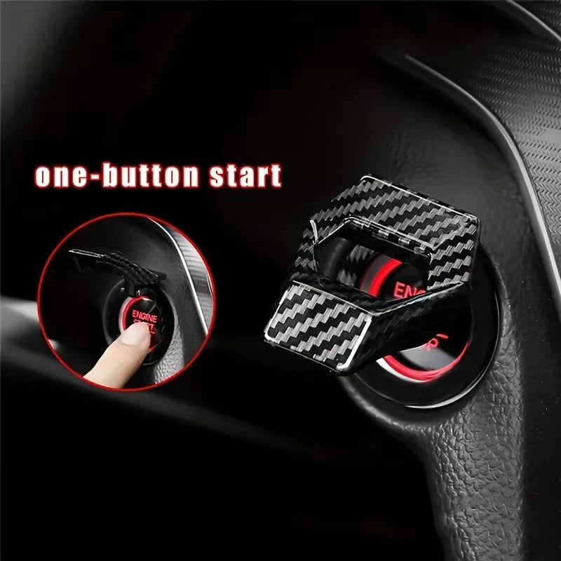 Engine Start/Stop Button Cover and Trim Ring