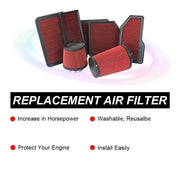High-Flow Engine Air Filter for BMW X3/X4/X5/X6/X7 & 5/6/7 Series