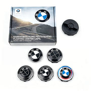 4-Piece 56mm 68mm Floating Wheel Center Caps for BMW E36 E46 E90 E39 E60 F10 F30 X3 X5 X6 G20 G30 M3