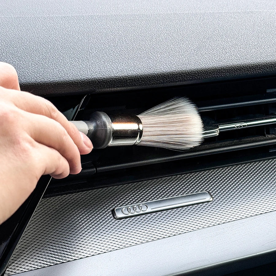2-Piece Silver Detailing Brush Set with Soft Bristles