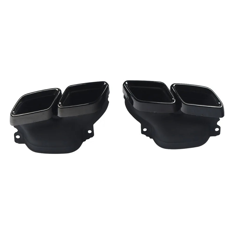 Gloss Black C63-Style Rear Diffuser – 2014–2019 Mercedes-Benz W205
