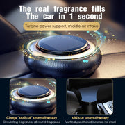 Solar-Powered Rotating Car Aroma Diffuser