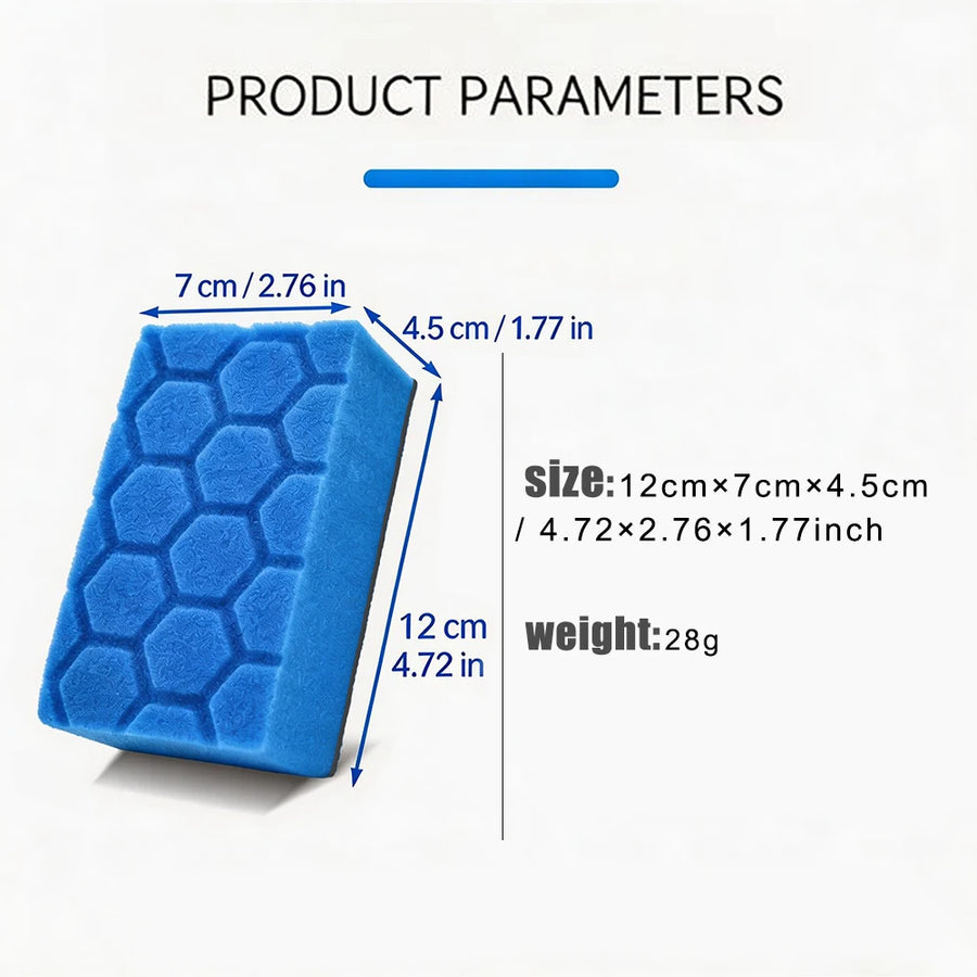Clay Decontamination Sponges - 2-Pack, 12 x 7 cm
