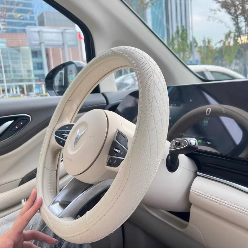 Universal Leather Car Steering Wheel Cover