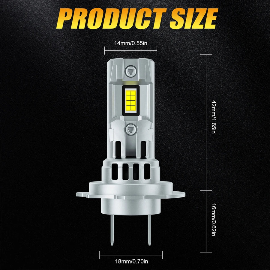 H7 LED Headlight Bulb – 6500K