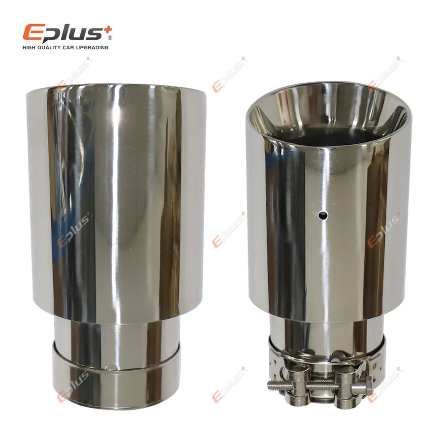 Universal Beveled Stainless Steel Exhaust Tip