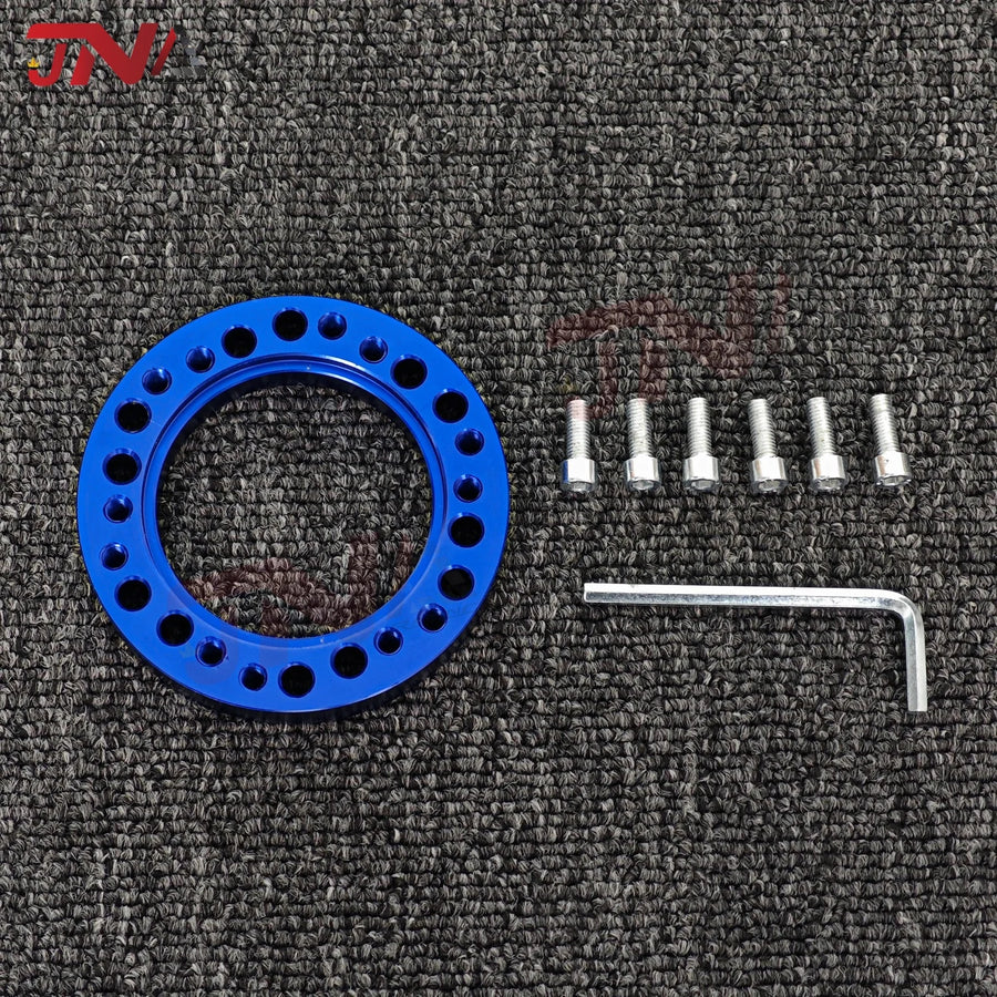 70MM 74MM PCD Steering Wheel Hub Adapter Spacer Kit 6 Bolts Universal Aluminum Steering Wheel Spacer