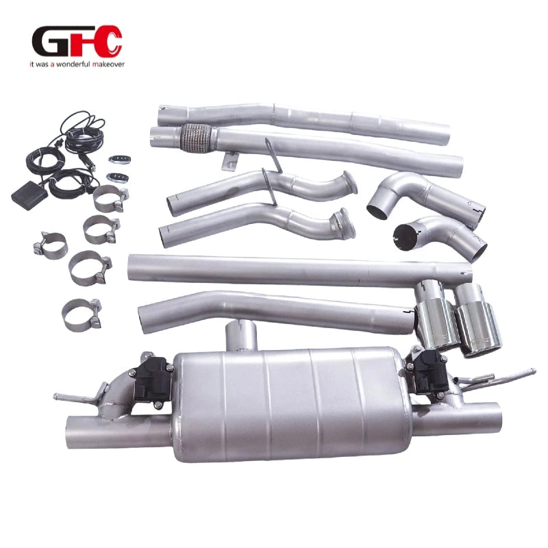 304 Stainless Steel Valved Cat-Back Exhaust System for MINI 2011-2016