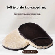 Thickened fleece gloves for car washing fleece cleaning gloves car maintenance waxing supplies cleaning